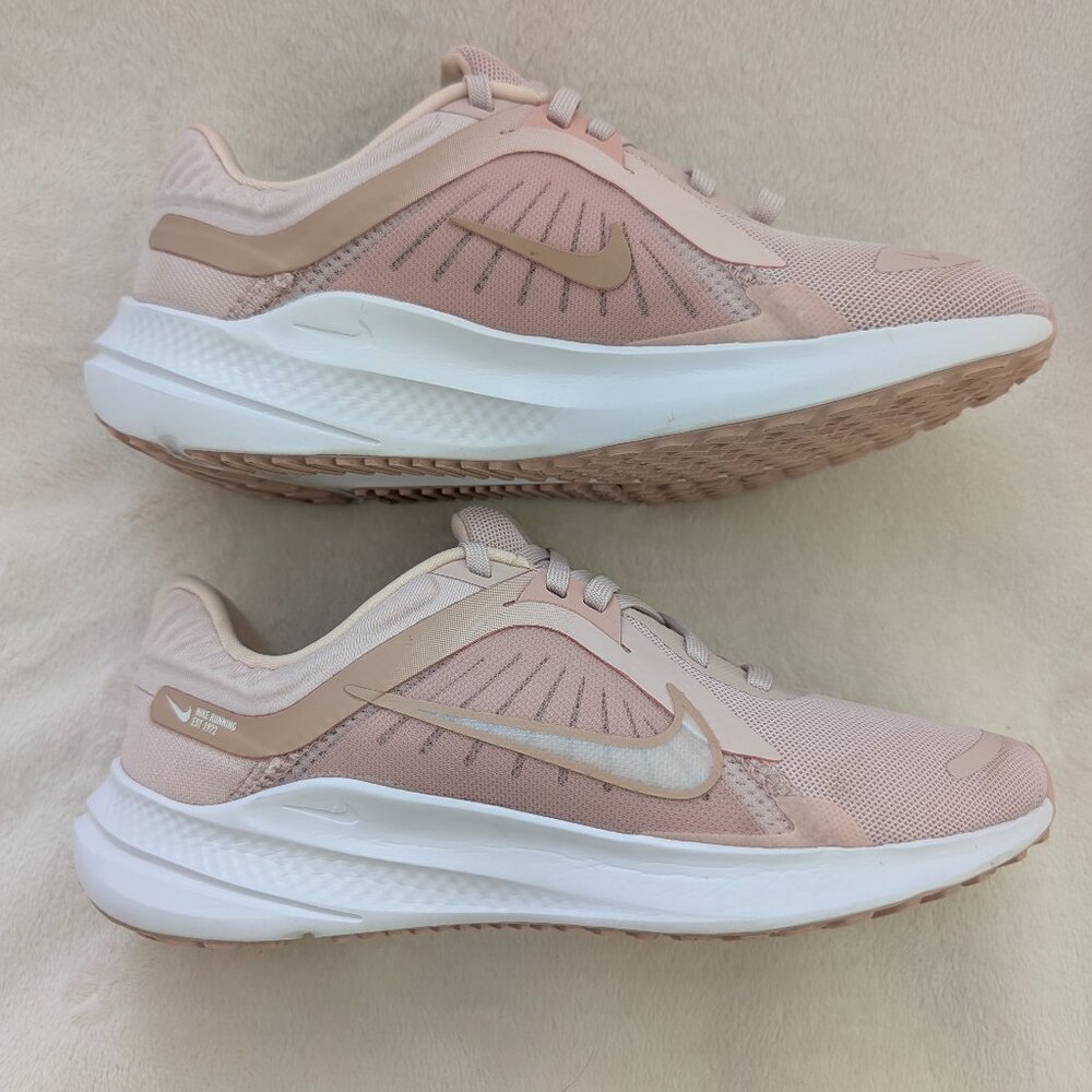 NIKE QUEST 5 RUNNING TRAINERS - WMNS 6 - PINK DD9291 -  GREAT CONDITION